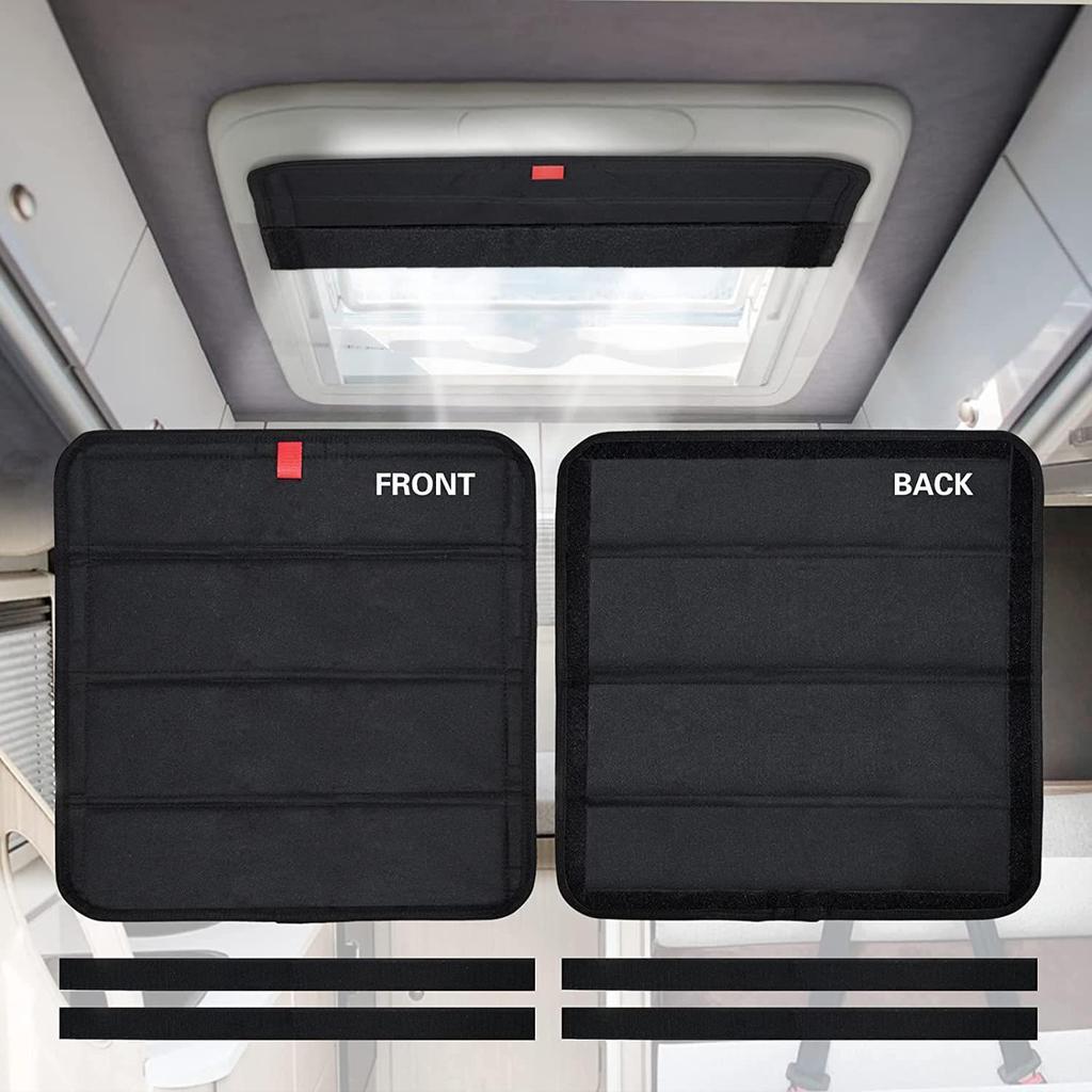 Magnetic & Velcro RV Skylight Sunshade for Ventilation Windows