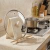 Rustproof Pot Lid Holder Stable Pot Lid Stand Multi-functional Kitchen Utensil Rest  Pantry
