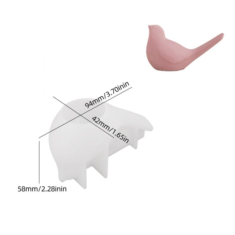 3D Vogel Silikon Kerzenform DIY Niedlicher Vogel Aromatherapie Kerze Seife Epoxidharzform Gips Herstellungswerkzeug Heimwerkerhandwerk Dekor