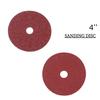50 Pcs Hard Fiber Sandpaper Abrasive 4Inch Hand Sanding Tool Diameter 100mm Sanding Disc  Wood