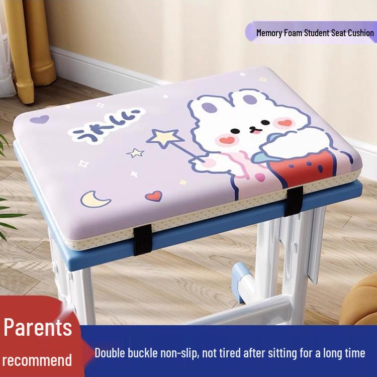 Student & Dorm Seat Cushion - Comfortable, Dual-Use Square Stool Cushion for All Seasons