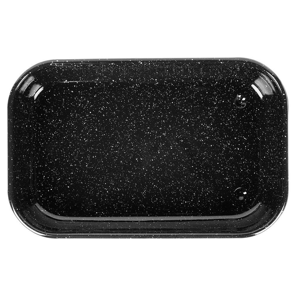 Rectangular Enameled Roasting Pan 4.8 L, 38x24.5x7 Cm