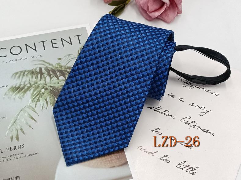 Ανδρική Επίσημη Επαγγελματική Γραβάτα Lazy Φερμουάρ 8Εκ Εύκολη στο Τράβηγμα Ριγέ Μαύρη Γραβάτα Χωρίς Κόμπους