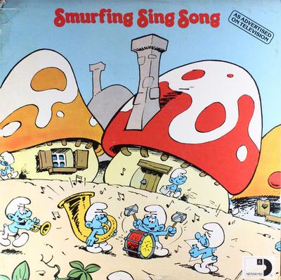 LP Schallplatte SCHLÜMPFE - Schlümpfiges Sing-Lied ARI1018 Sessions 1980 US Rock Gebraucht