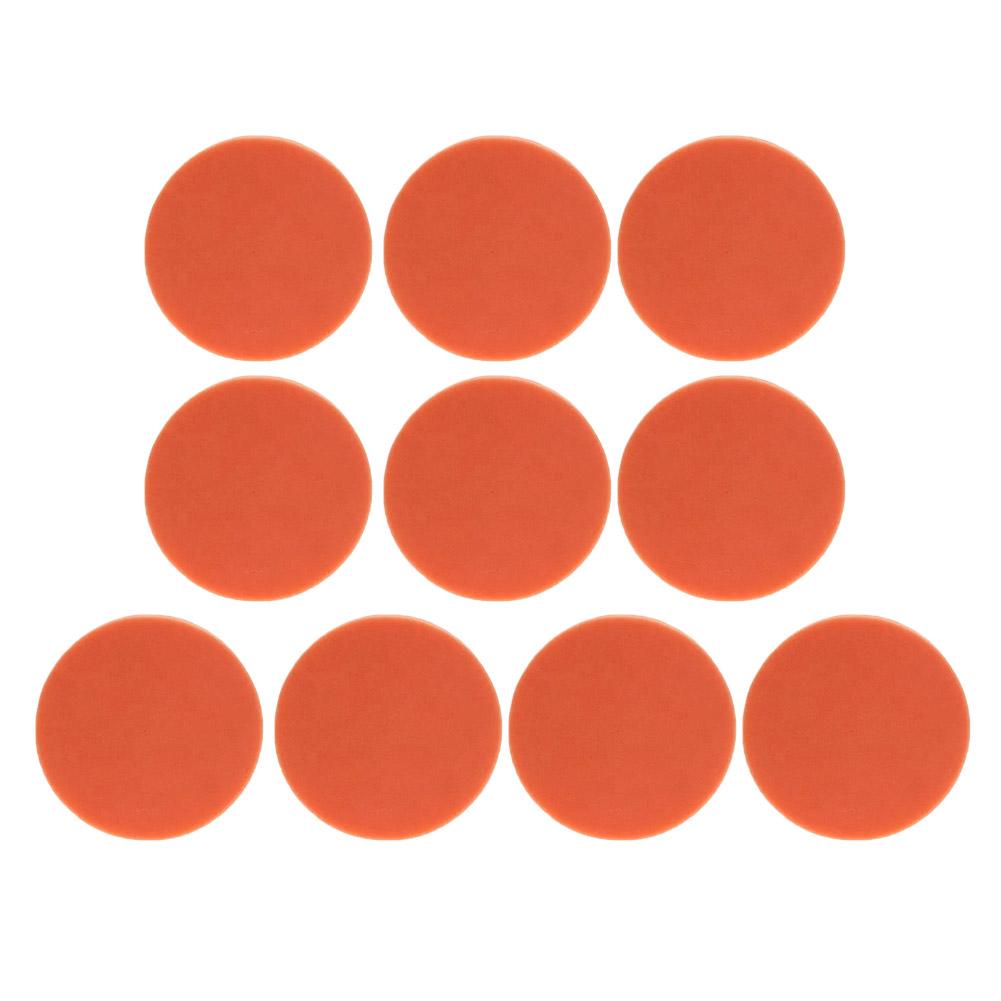 

10 шт. губка для полировки автомобиля оранжевая гладкая плоская губка полировальный диск для полировки автомобиля аксессуары для ухода за краской автомобиля