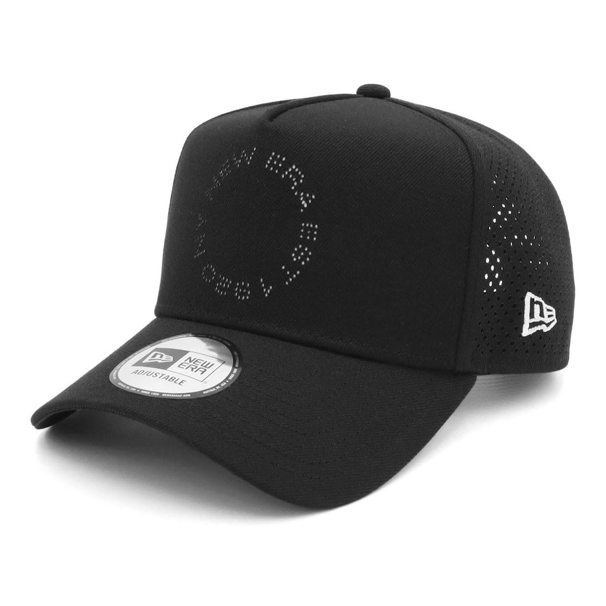 

Кепка для гольфа ONSPOTZ Custom Made Black FREE Golf 9Forty Laser Perforted Circle Logo [New Era] A-Frame