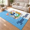 Coventry City F.C. Custom Name Personalized Rug Non‑Slip Doormat Floor Carpet Housewarming Birthday Gift for Family Friends