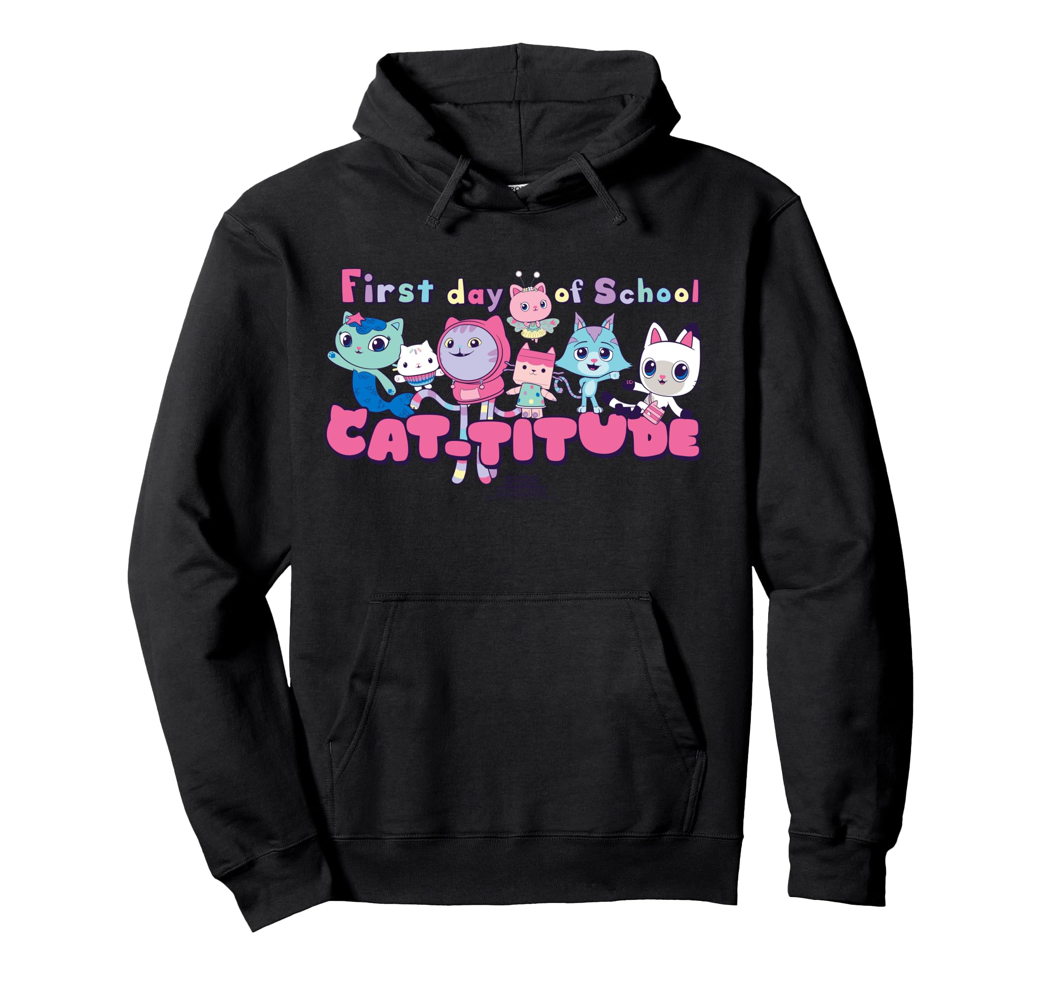 

DreamWorks Gabby s Dollhouse First Day of School Cat-titude Hoodie