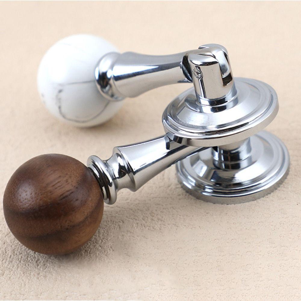 French Chic Wooden Ball Pendant Cabinet Pulls Durable Retro Wood Ball Pendant Handles  Drawer