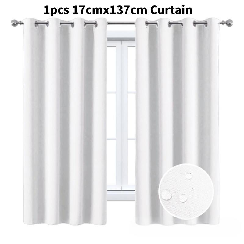 Waterproof Solid Color Sunproof Curtain For Sunroom And Commercial Applications