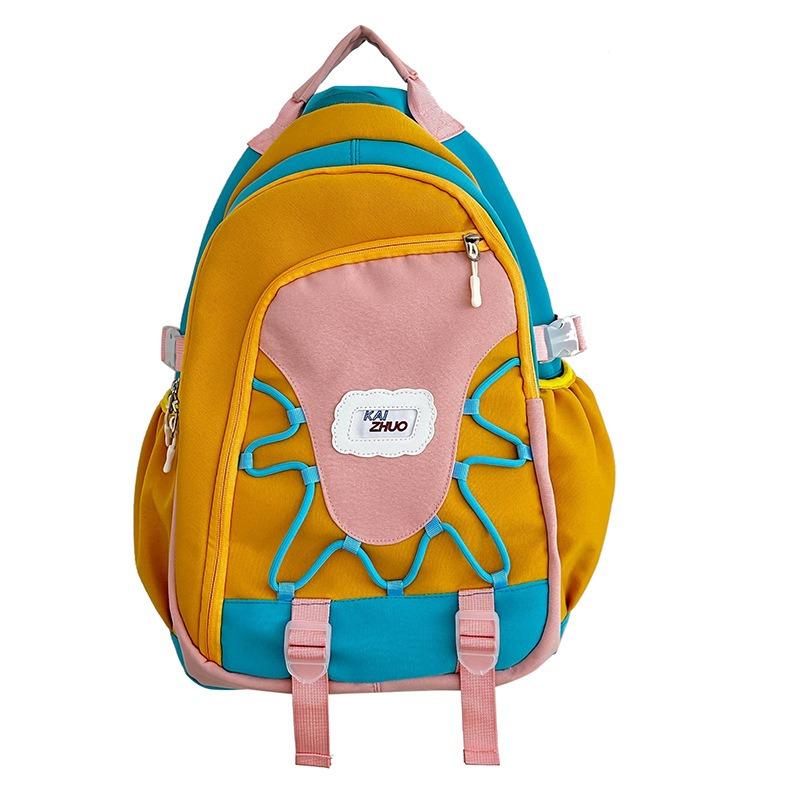 School bag student backpack middle school student bag large capacity casual backpack college style backpack tide