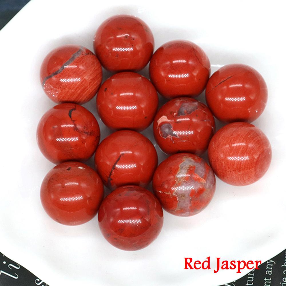 Margele Rotunde Mici din Cristal de Piatră Naturală de 16 mm, Vindecare Reiki, Cuarț, Ametist, Agat, Specimen Mineral, Glob, Chakra, Vânzare cu Ridicata