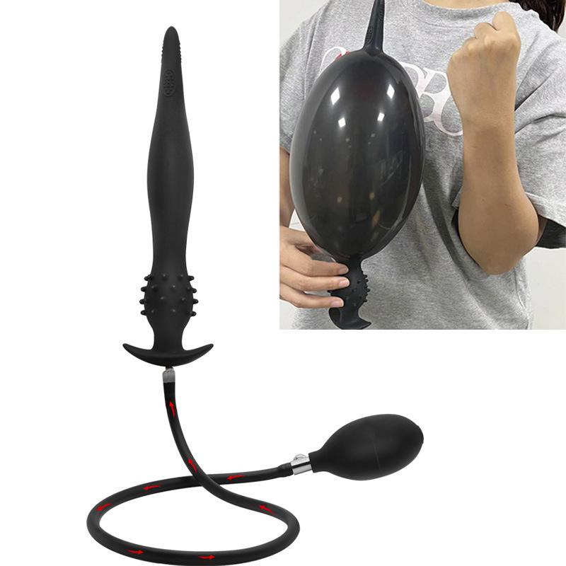 Large Inflatable Butt Plug & Prostate Dilator Toy