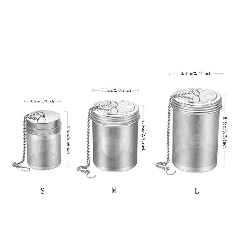 Creative 304 Stainless Steel Tea Strainer Leaf Spice Herbal Teapot Reusable Mesh Filter Home Kitchen Accessories