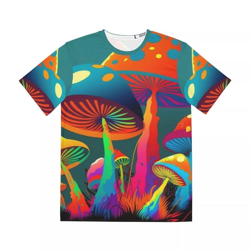 2024 Mushroom T Shirt For Mens Graphic Print Short Sleeve Tops 3D Casual Street Man's T-shirt Oversized Tee Shirt Men Clothing