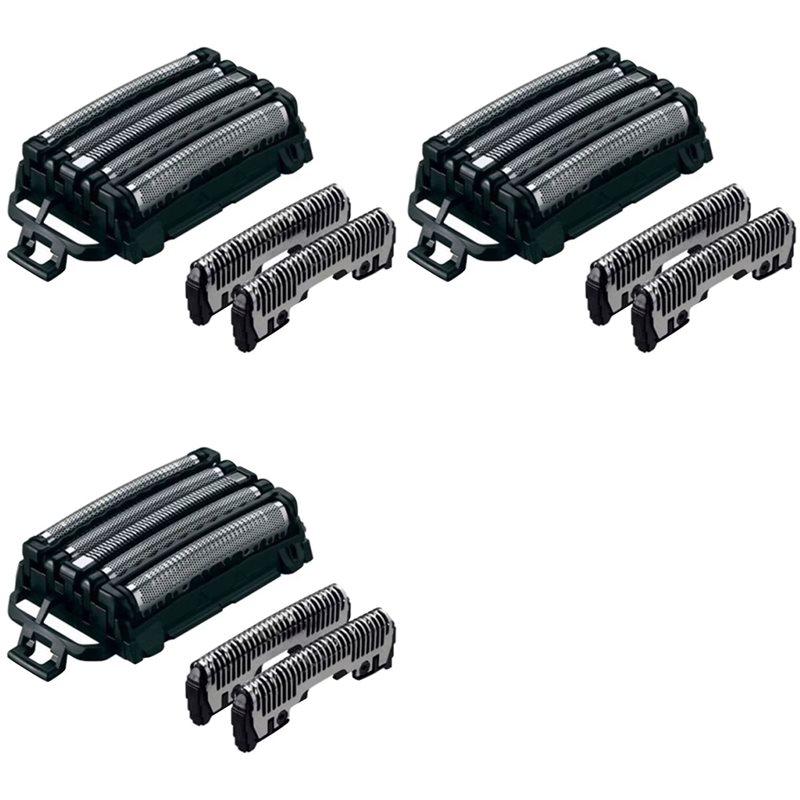 3X Shaver Replacement Inner Cutter & Foil For Panasonic ES9032 Razor Head Electric Shaver Foils Set For Men s Grooming
