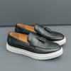 Fashion 2025New Fashion Men Tassel Formal Shoes Senior Places Formal Comfortable Flat Designer Loafers Soft Bottom Outdoor Walking Shoes