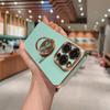 Magnetic Ring Bracket Electroplated Case for iPhone 11/12/13 Pro/14/15/XR/XS Max 