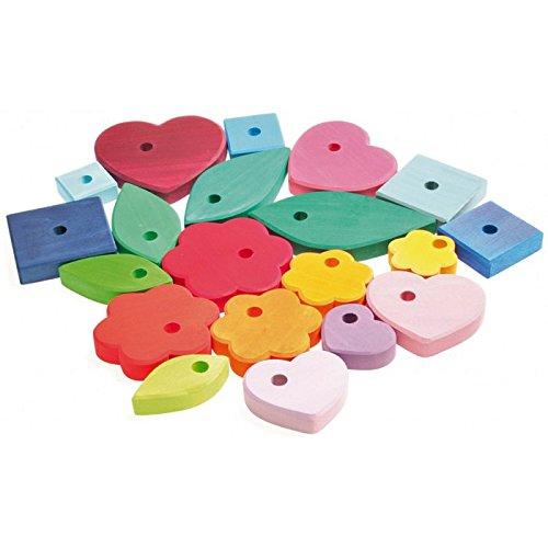 Grimm's GRIMM'S Toy, Educational Building Blocks, Interior Decor, Pretend Play, Garden Building Blocks SH11075