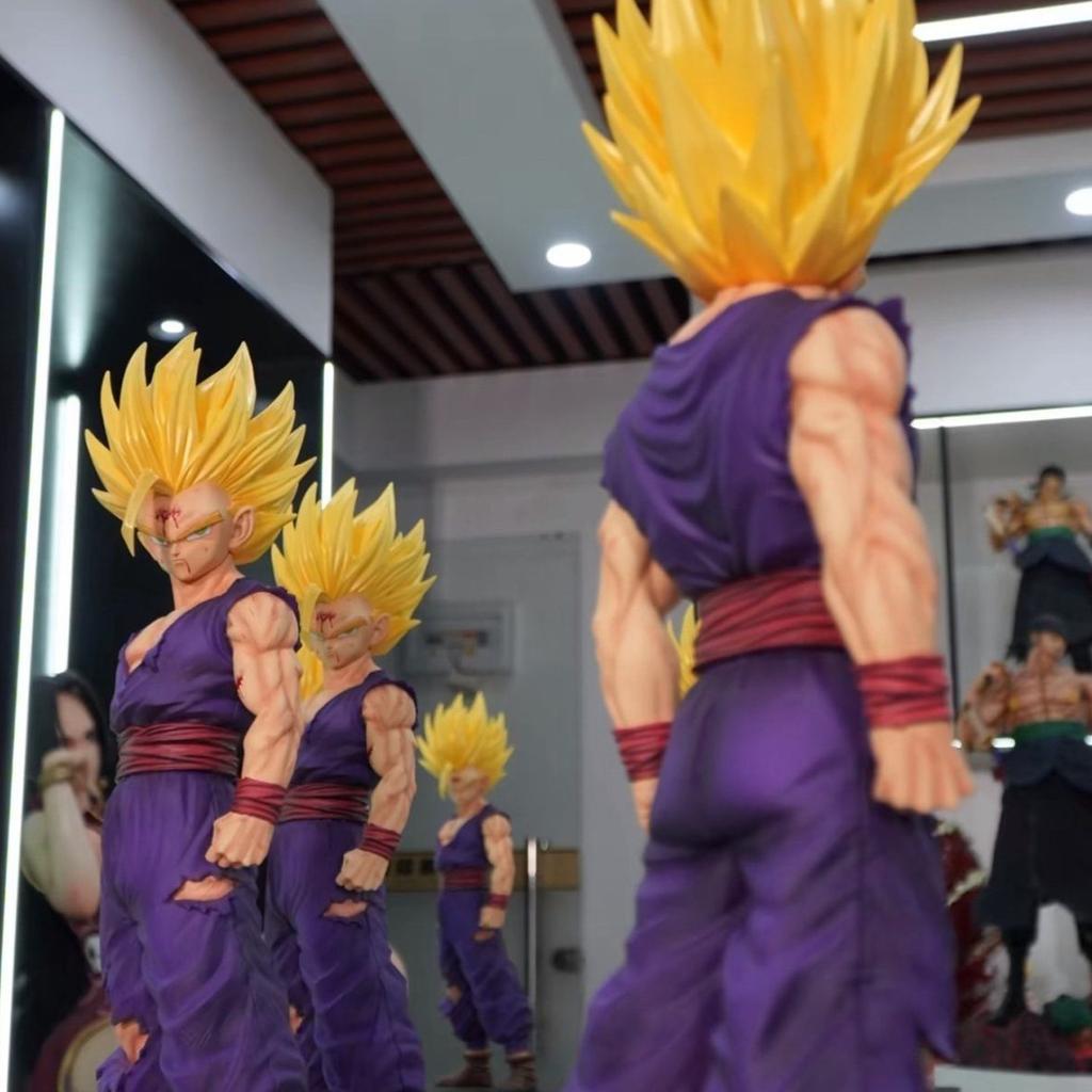 Jt Statue 2% Son Gohan 45Cm Figure Gohan Super Saiyan Dragon Ball Z Pvc Anime Figures Gohan Ssj Collection Mode Hobby Toys Gift