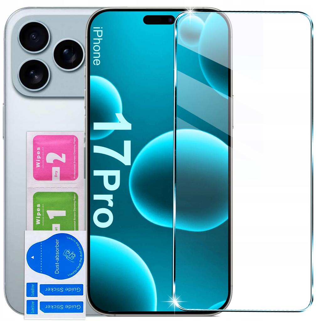 SLIM Case for iPhone 17 Pro CLEAR CASE REINFORCED BACK + GLASS