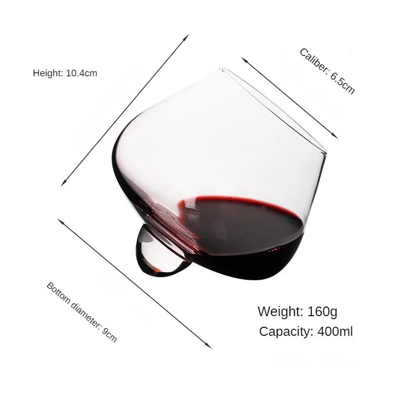 Pahare Rotative pentru Cognac Cupă Transparentă Tumbler Neregulat Whiskey Pahar de Vin Stil European Pahare pentru Whiskey Lichior Bere