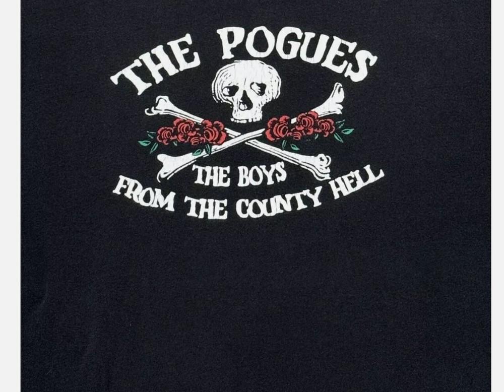 The Pogues Шейн Макгоуэн Парни из Адского графства Винтажная футболка Унисекс футболка XXXL