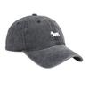 New washed and old retro baseball cap female curved brim puppy embroidered cap male personalized fashion hat