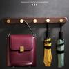 Wall Mounted Coat Hook  Wood Clothes Hanger Decorative Key Holder Hat Scarf Handbag Storage Hanger Bathroom Rack
