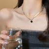 Pearl broken silver necklace women's summer niche high-end temperament neck chain 2026 new collarbone chain