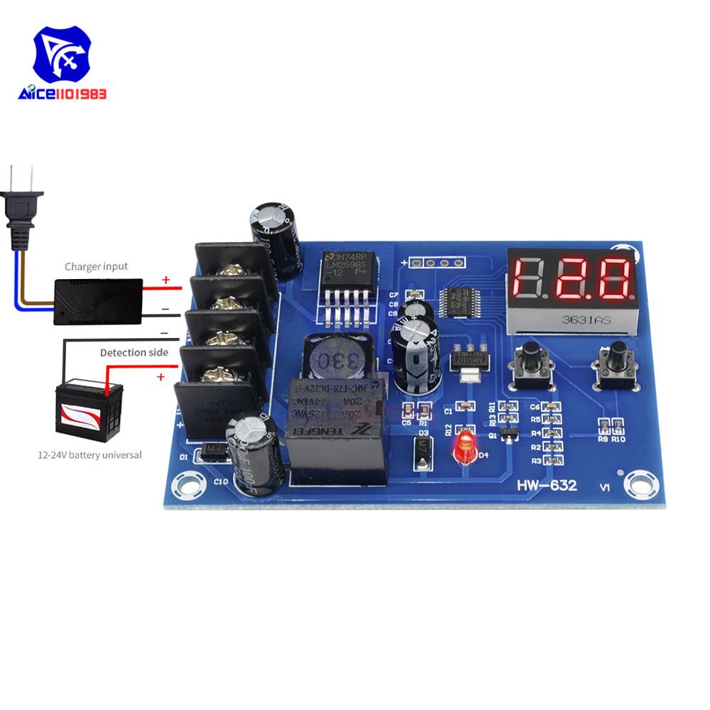 HW632 XH-M603 Цифровое управление Светодиодный дисплей Хранение Зарядка ...