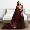Damon Salvatore The Vampire Diaries Blankets Soft Warm Flannel Throw Blanket Bedding for Bed Living Room Picnic Travel Home Sofa