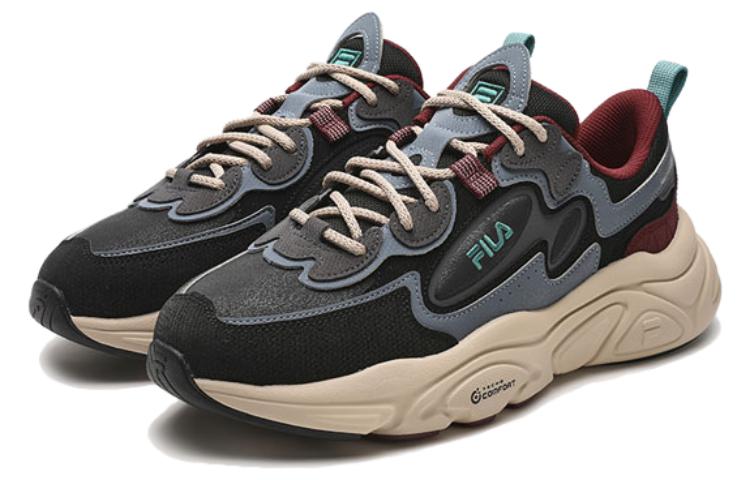 Men's Sneakers FILA Mars 1S LowTop Running Shoes 'Black Grey Red'