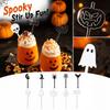 Amestecătoare Acrilice pentru Cocktailuri pentru Petrecere de Halloween Crăciun, Decorațiuni pentru Pahare de Băutură și Pahar de Vin