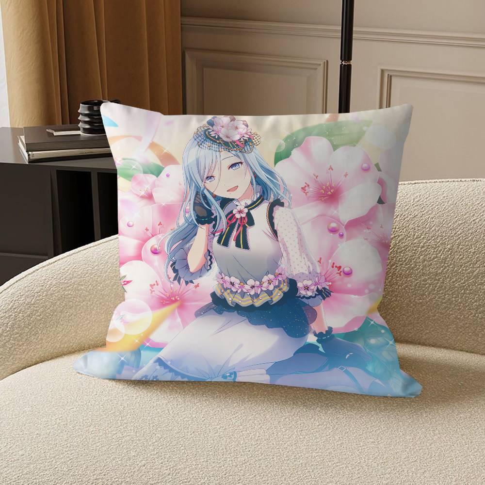 Hinomori Shizuku Pillowcase toon Gift Cushion Cover Bedroom Home Sofa Chair Seat Decor pillow case