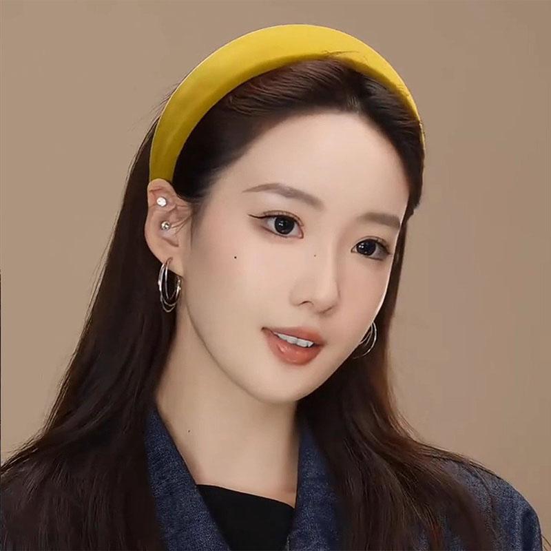 Elegant Solid Velvet Wide Hairband For Women Girls Sweet Hair Ornament Headband Hair Hoop Hair Band Hair Accessories