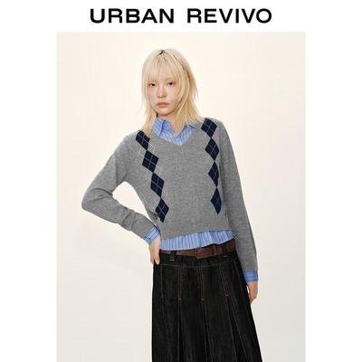 UR Women's Color-block Stripe Knit Sweater