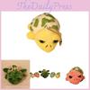 Adorable Big Eye Turtle Plush Pendant Soft Pp Cotton Filled Keychain For Bags