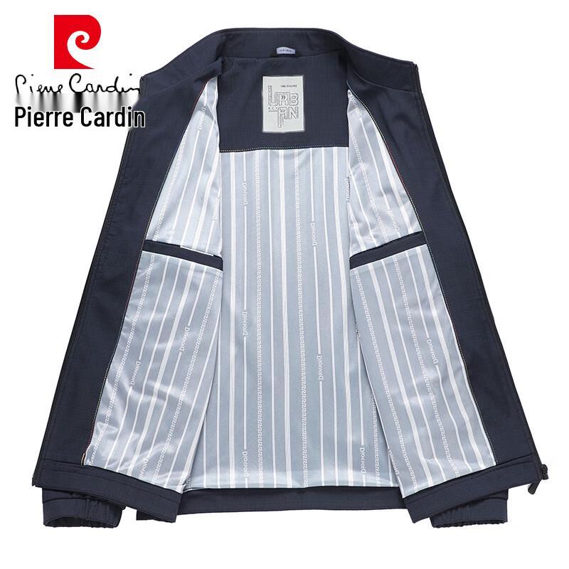 Pierre Cardin Men's Stand-Collar Business Casual Jacket