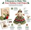 DIY Christmas Tree Crochet Set Christmas Tree Crochet Set-D Lamb