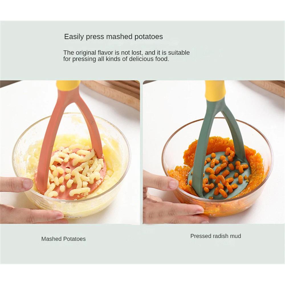 Kartoffelstampfer für den Haushalt, Reismühle, Püree-Entsafter, Kartoffelschieber, Zerkleinerer für glattes Kartoffelpüree, Obstwerkzeuge, Küche