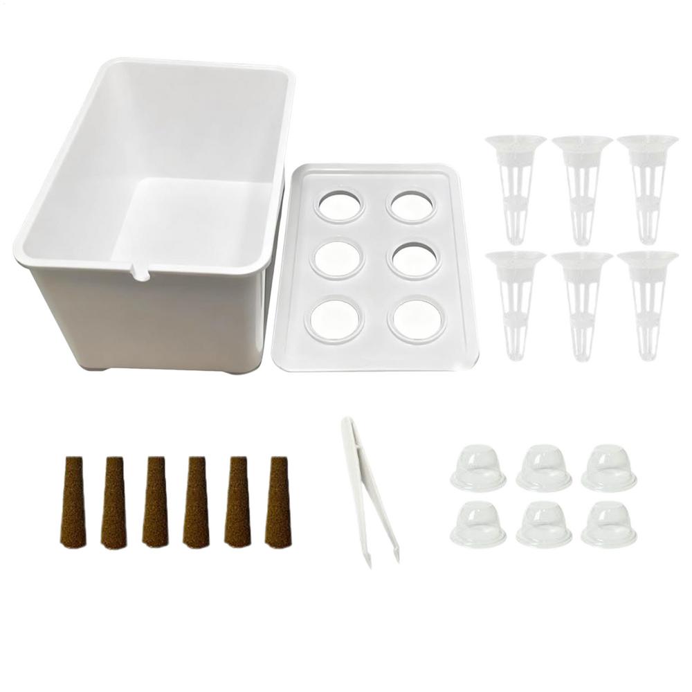 

Hydroponic Seedling Box Complete Set Household Gardening Indoor Hydroponics Seedling Container For Lettuce Flowers Balcony