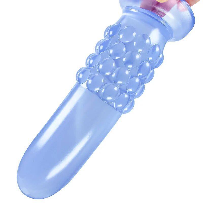 Large PVC Anal Plug for Men Prostate Massage Stick Anal Expansion Masturbator Special-shaped Penis Fisting Sex Toy