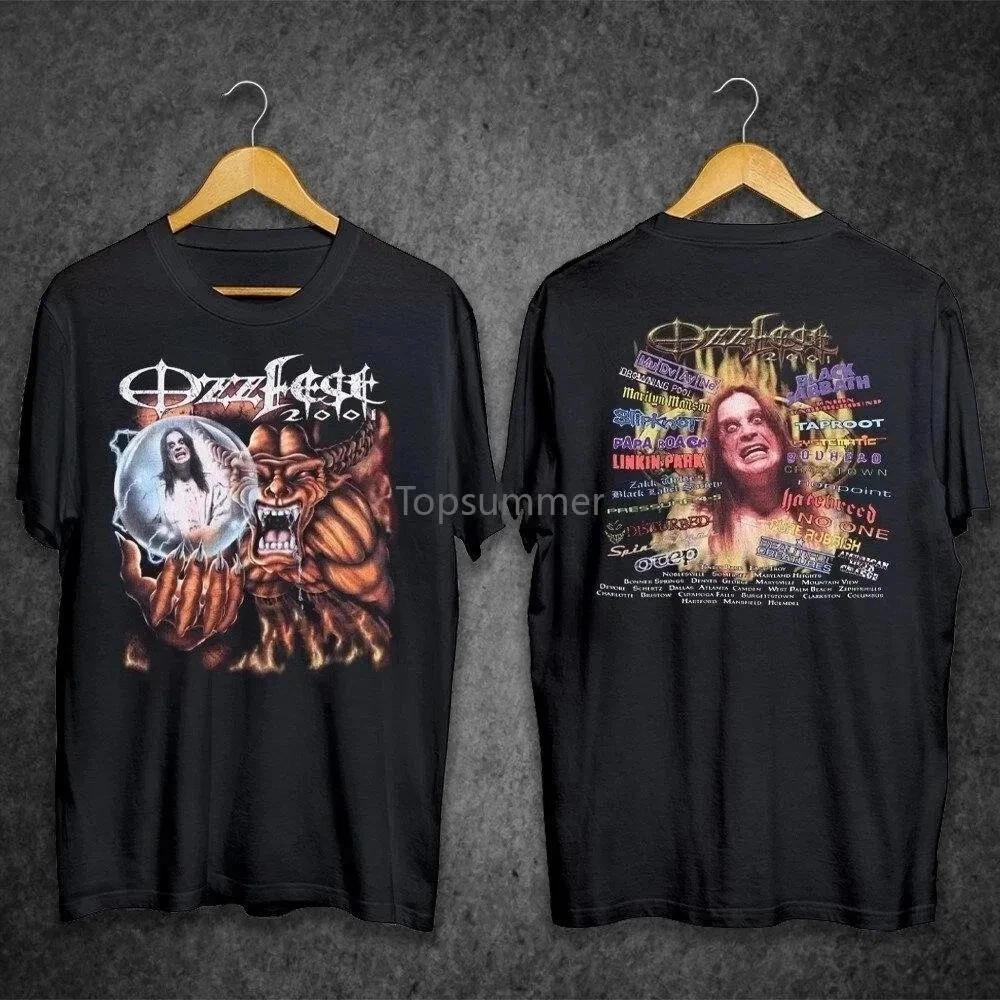 Ozzy Osbourne Ozzfest 2001 Concert T-Shirt Reprint Vintage BESTSELLER L