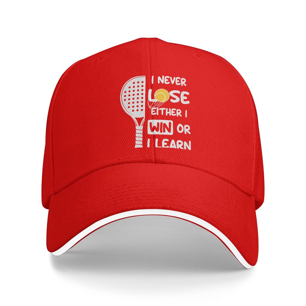 Why I Lose At Padel Tennis Funny Excuses Baseball Cap Couple Women Design Trucker Hiking Fishing Breathable Snapback Cap