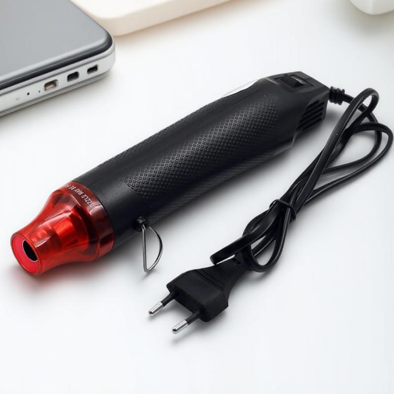 

Сделай сам Термофен 110В/220В 300Вт Электроинструмент Пистолет горячего воздуха с подставкой Регулировка температуры Инструмент для термоусадки