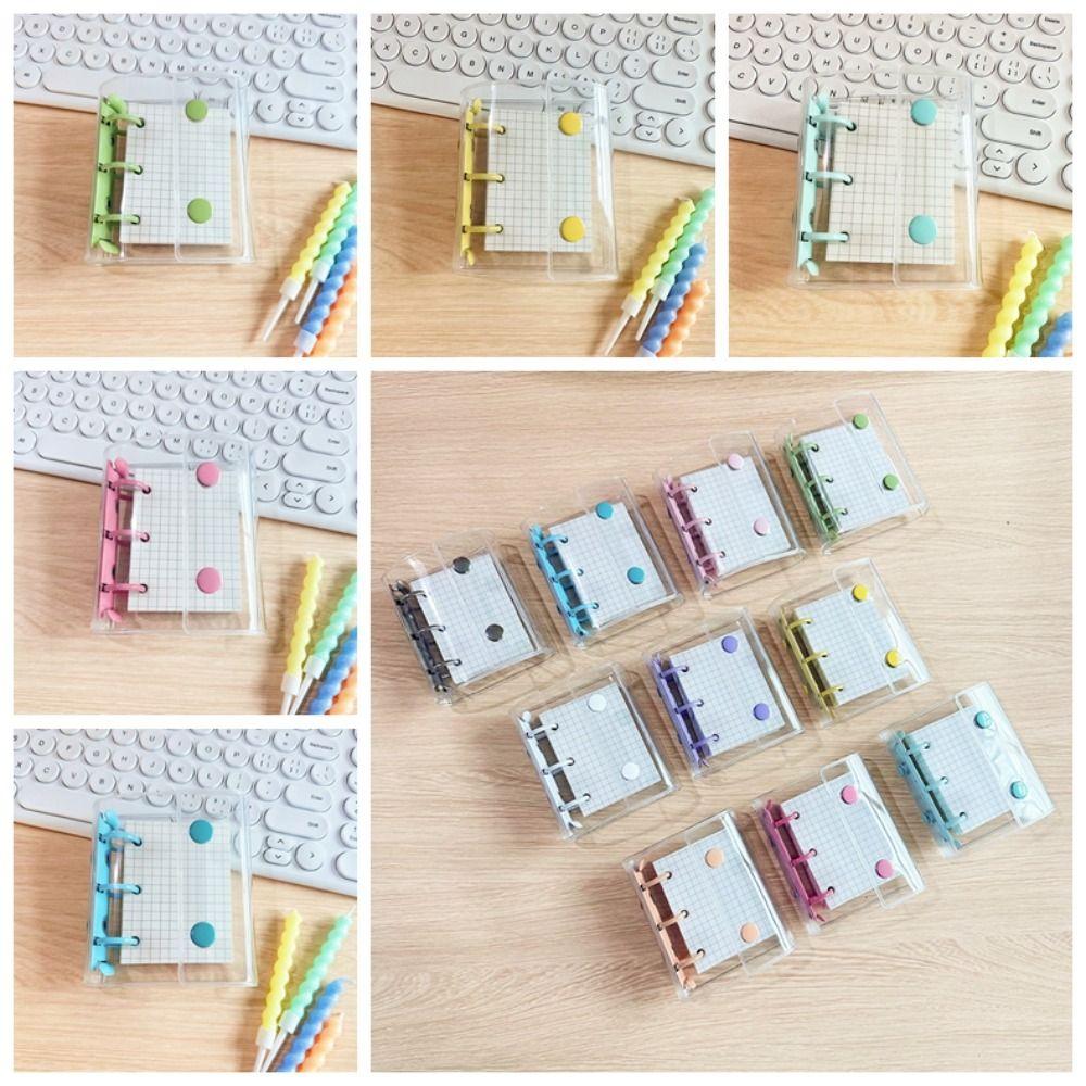 3-hole Loose leaf notebook PVC Mini binder Portable A8 binder  Students