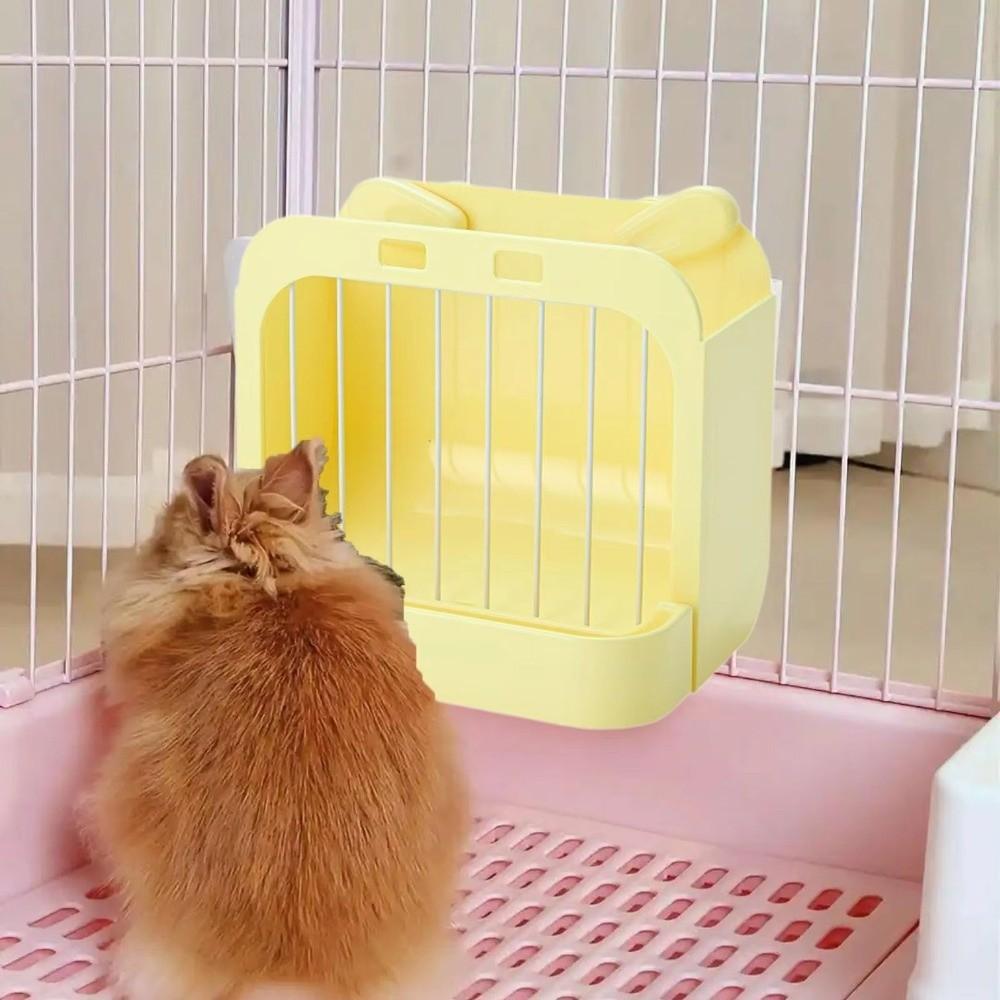 Wall Hanging Rabbit Hay Rack Chew Proof Pet Food Dispenser Practical Grass Rack  Indoor Rabbit Cage