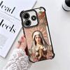 Virgen Mary Virgin De Guadalupe Soft Phone Case For Xiaomi Redmi Note 14 15 Pro Plus 13 12 11S 11T 5G 10 9S 9 Plating Anti-Fall
