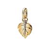 Sparking Gold Plated Charm Beads Dangle Original Snake Fit Copper Bracelet Necklace Beads For Diy Jewelry Women Gift